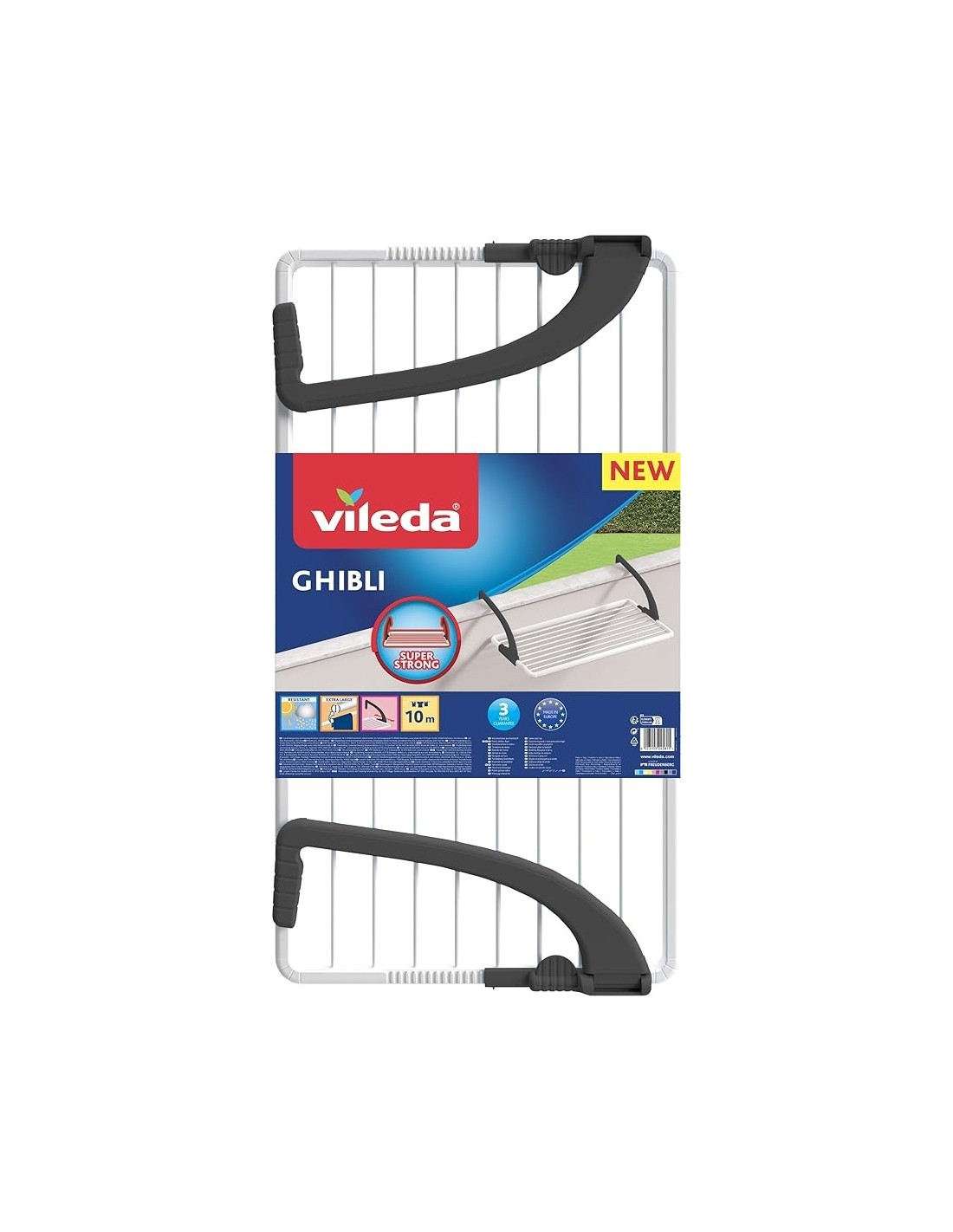 Vileda Ghibli Stendibiancheria da Balcone in Resina - shopincasa.it