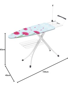 Gimi Asse da Stiro Golden Large – Piano Traforato e Struttura in Acciaio – shopincasa.it
