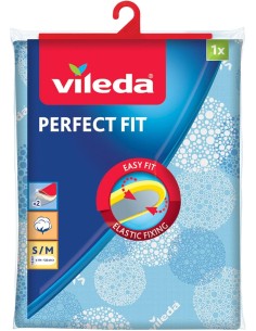 Vileda Copriasse da Stiro Universale in Cotone e Mollettone – Blu, 122 x 42 cm – shopincasa.it