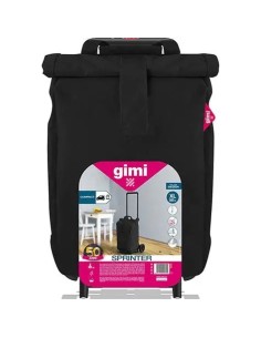 Gimi Sprinter Carrello Portaspesa 50L Nero – Pieghevole e Antipioggia – shopincasa.it