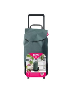 Gimi Tris Carrello Portaspesa Verde 52L – Saliscale e Antipioggia – shopincasa.it