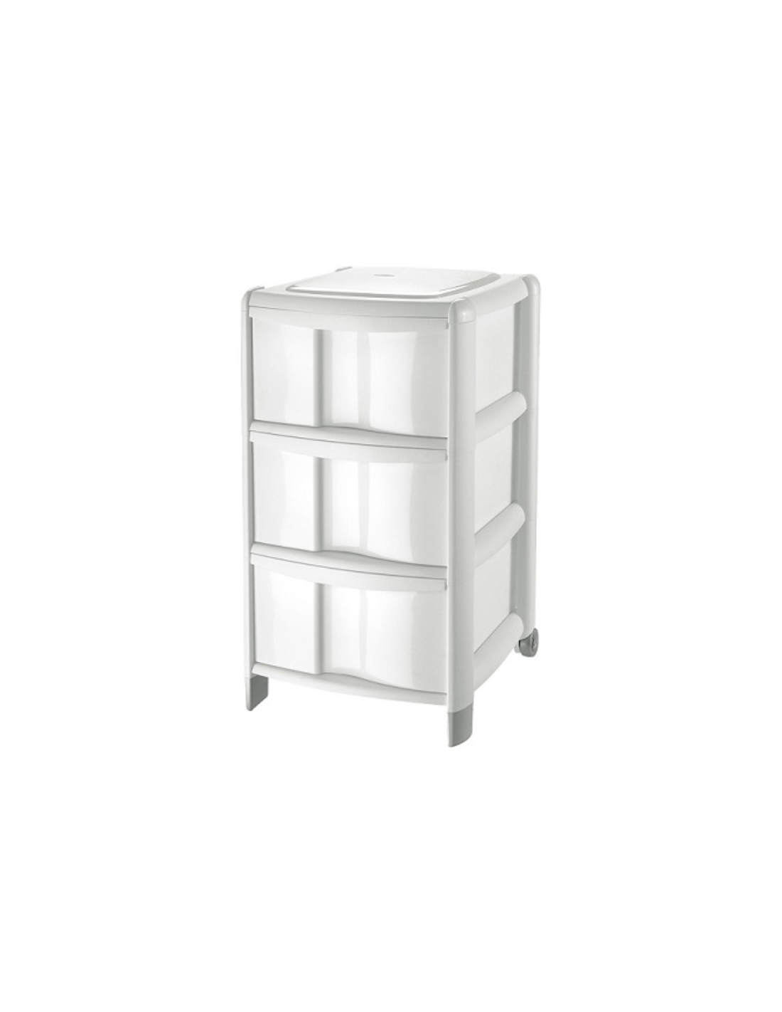 Tontarelli cassettiera bambù 3 cassetti alti 38,5x39,5x67 cm | Shop in Casa
