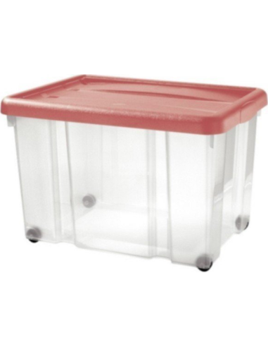 Puzzle Unibox 60x40x38 cm Rosso – Contenitore Multiuso | shopincasa.it