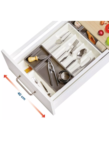 Tontarelli Portaposate Bella 4 Scomparti Bianco | shopincasa.it