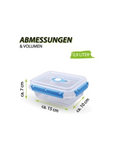 Contenitore alimentare durevole con chiusura sicura - shopincasa.it