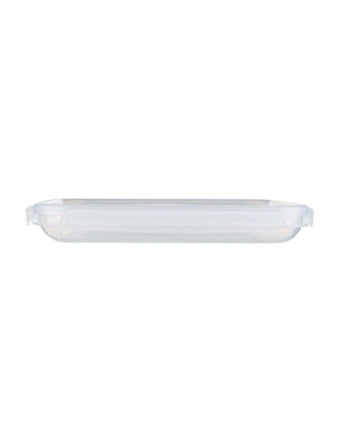 Contenitore Fresh Lock 1,3 Lt Rettangolare Trasparente/Azzurro - shopincasa.it