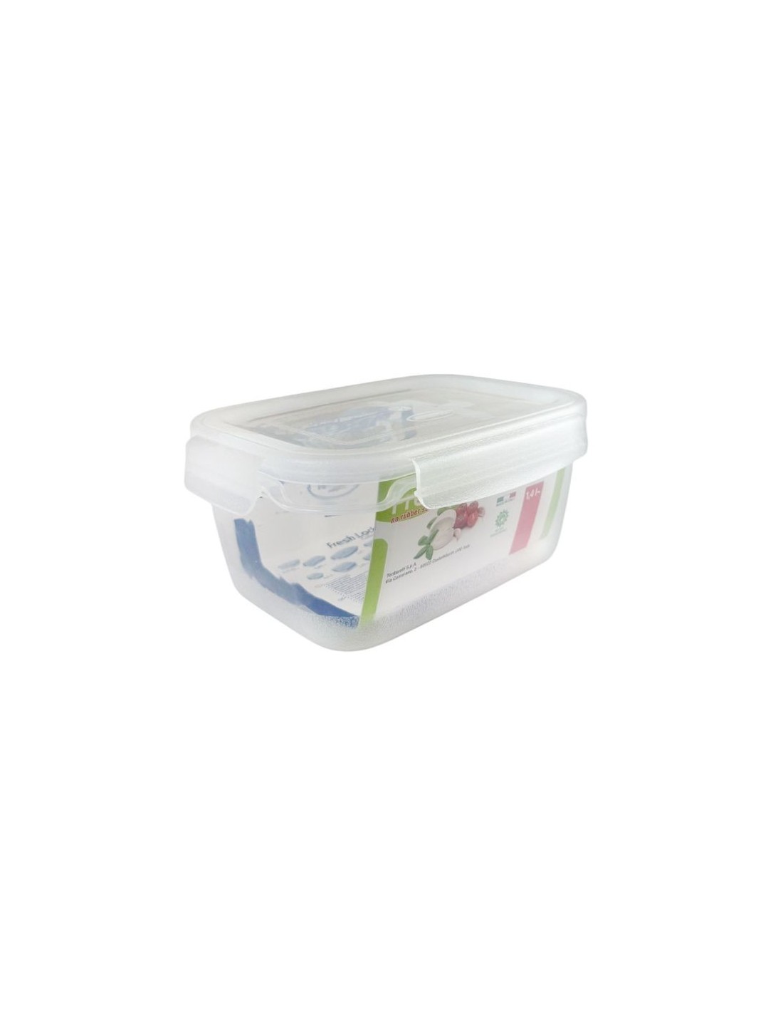 Contenitore Fresh Lock 1,4 Lt Rettangolare Tontarelli - shopincasa.it
