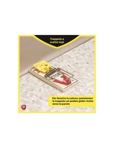 IGIENE PAVIMENTI - BAGNO - DEO CASA: vendita online TRAPPOLA A SCATTO VICTOR PROTECT HOME PER RATTI SET 2 PEZZI in offerta