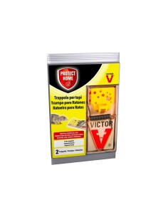 IGIENE PAVIMENTI - BAGNO - DEO CASA: vendita online TRAPPOLA A SCATTO VICTOR PROTECT HOME PER RATTI SET 2 PEZZI in offerta