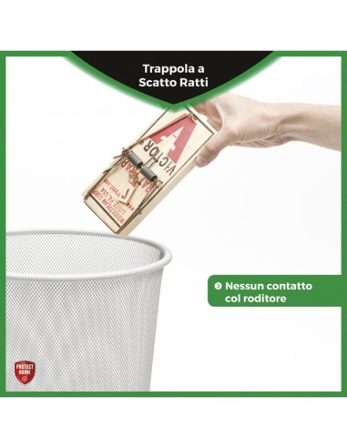 IGIENE PAVIMENTI - BAGNO - DEO CASA: vendita online TRAPPOLA A SCATTO VICTOR PROTECT HOME PER RATTI in offerta