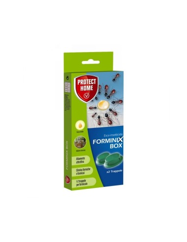 IGIENE PAVIMENTI - BAGNO - DEO CASA: vendita online SET 2 TRAPPOLE INSETTICIDA FORMICHE FORMINIX BOX PROTECT HOME in offerta