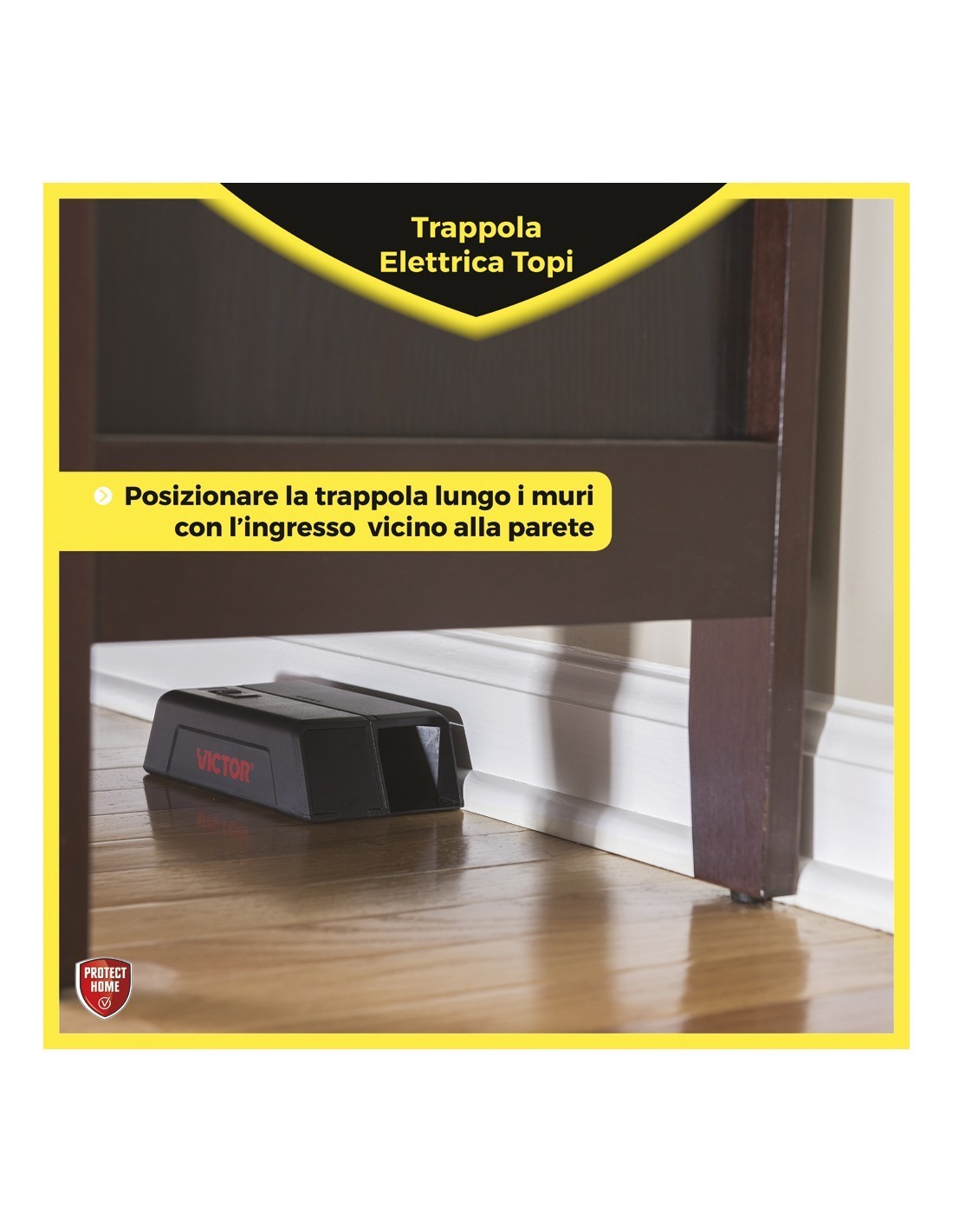 IGIENE PAVIMENTI - BAGNO - DEO CASA: vendita online TRAPPOLA ELETTRICA VICTOR PROTECT HOME PER TOPI in offerta