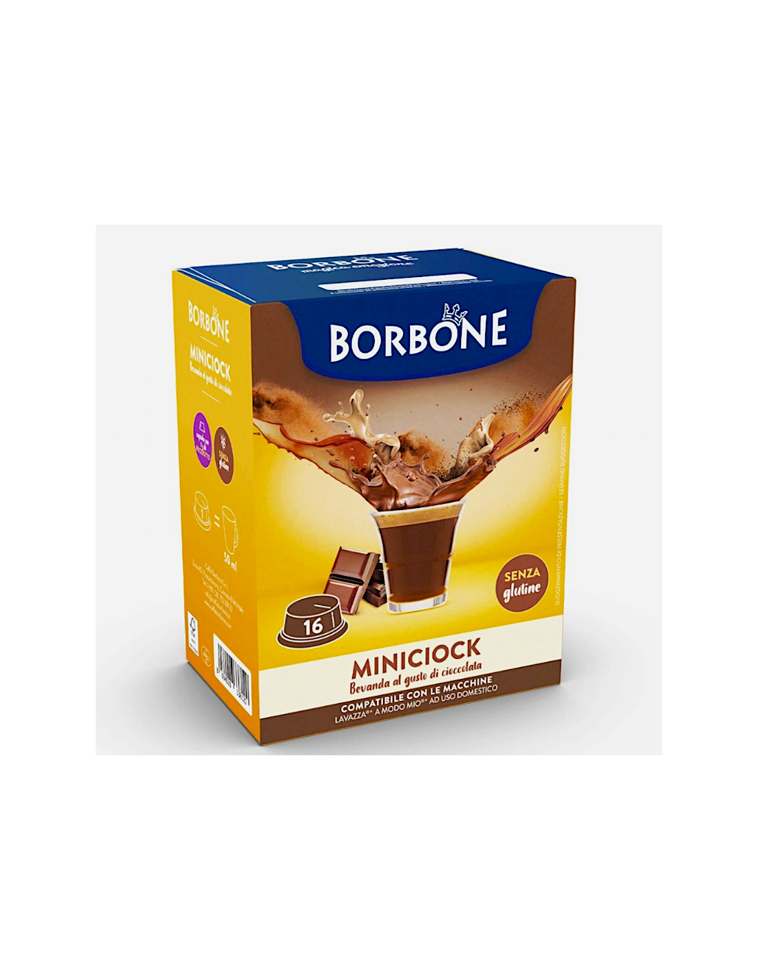 CAFFE': vendita online Borbone Mini Ciock – 16 Capsule Compatibili Lavazza A Modo Mio in offerta