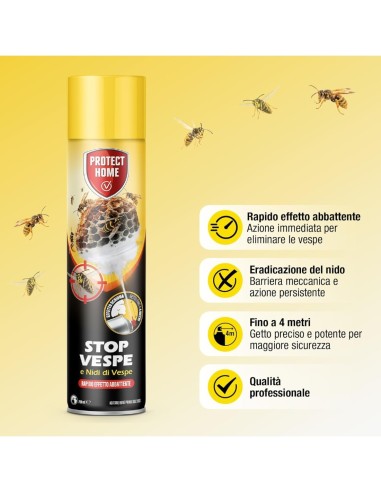 IGIENE PAVIMENTI - BAGNO - DEO CASA: vendita online VESPA STOP INSETTICIDA SCHIUMA GETTO ML 750 86601887 in offerta