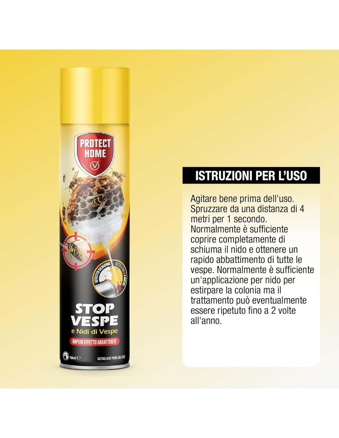 IGIENE PAVIMENTI - BAGNO - DEO CASA: vendita online VESPA STOP INSETTICIDA SCHIUMA GETTO ML 750 86601887 in offerta