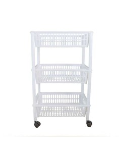 Carrello Tontarelli Mito 3 Ripiani 40x29x62 cm - shopincasa.it
