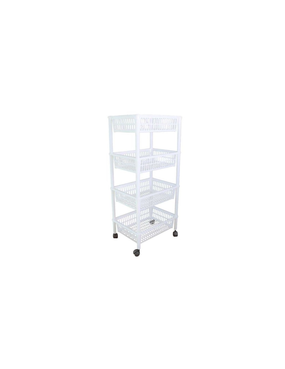 Carrello Tontarelli Mito 4 Ripiani Colori Assortiti - shopincasa.it