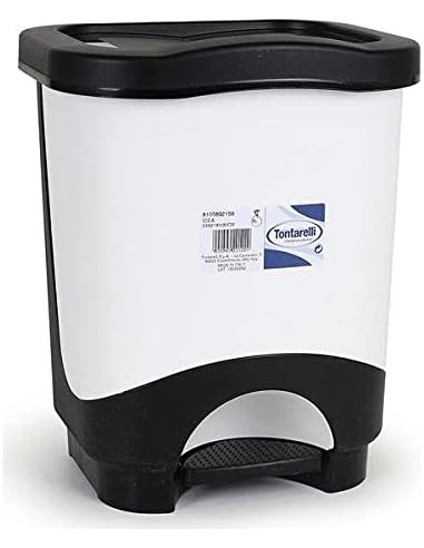 Pattumiera a Pedale Tontarelli 8L colori assortiti | shopincasa.it
