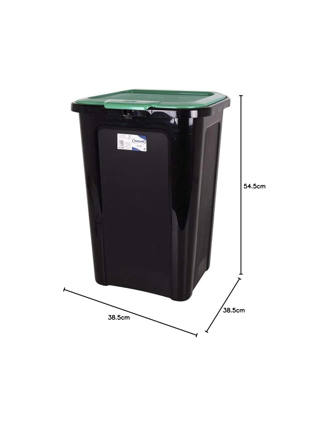 Pattumiera Tontarelli 44L plastica blu per alluminio | shopincasa.it