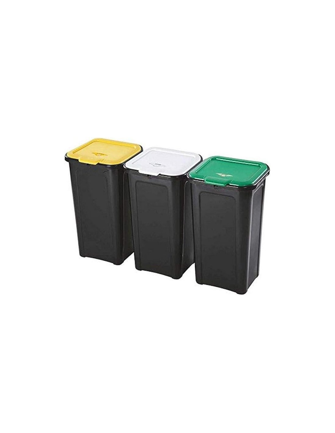 Pattumiera Tontarelli 44L plastica gialla per raccolta plastica | shopincasa.it