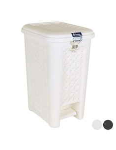 Pattumiera a Pedale Tontarelli Arianna 8 Litri Bianco | shopincasa.it