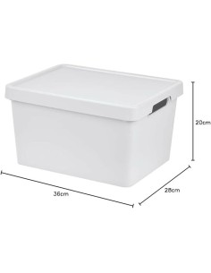 Scatola Portaoggetti Maya con Coperchio 16,2 L Colori assortiti | shopincasa.it