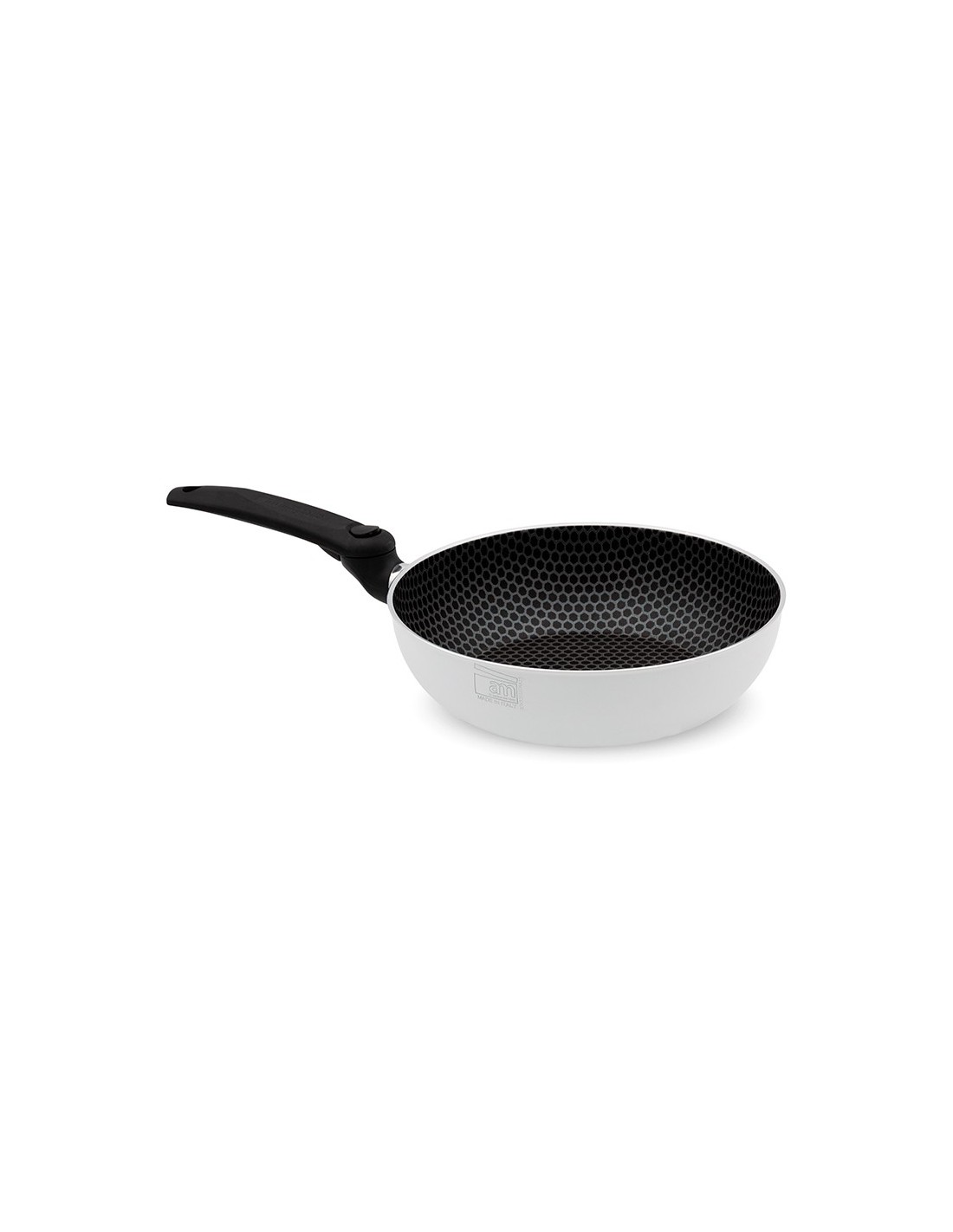 Bis padelle induzione AM Bee 24 e 28 cm con manico pieghevole | shopincasa.it