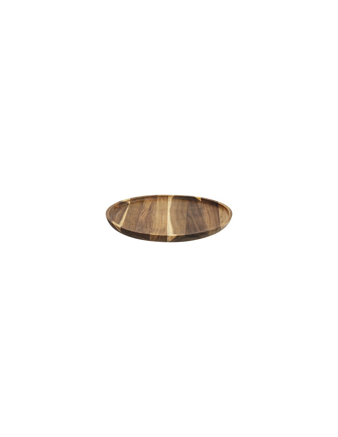 Piatto da portata Acacia 30 cm in legno naturale | shopincasa.it