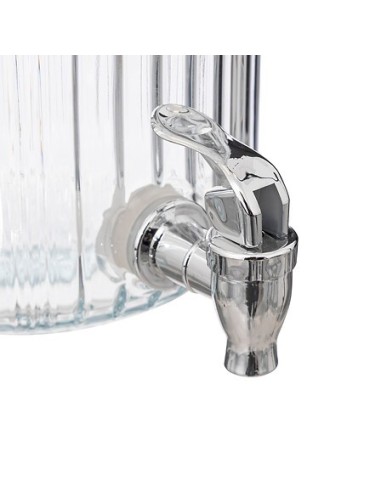 Dispenser per bevande Mona 3,8 l in vetro trasparente | shopincasa.it