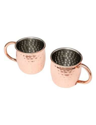 Set 2 bicchieri Moscow Mule 47 cl acciaio inox bronzo | shopincasa.it