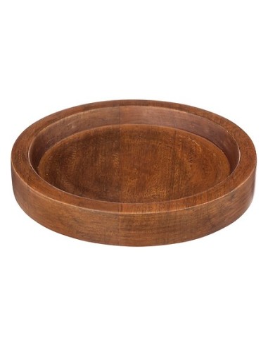 Secchiello per champagne legno di mango nero | shopincasa.it