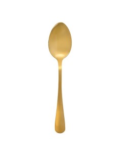 Set 4 cucchiai da minestra acciaio inox Gold | shopincasa.it