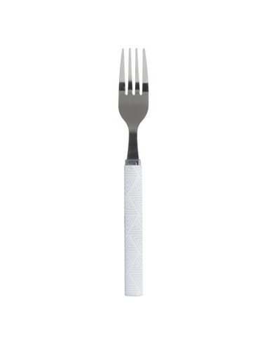 Servizio posate 24 pezzi Geo con portaposate bianco | shopincasa.it