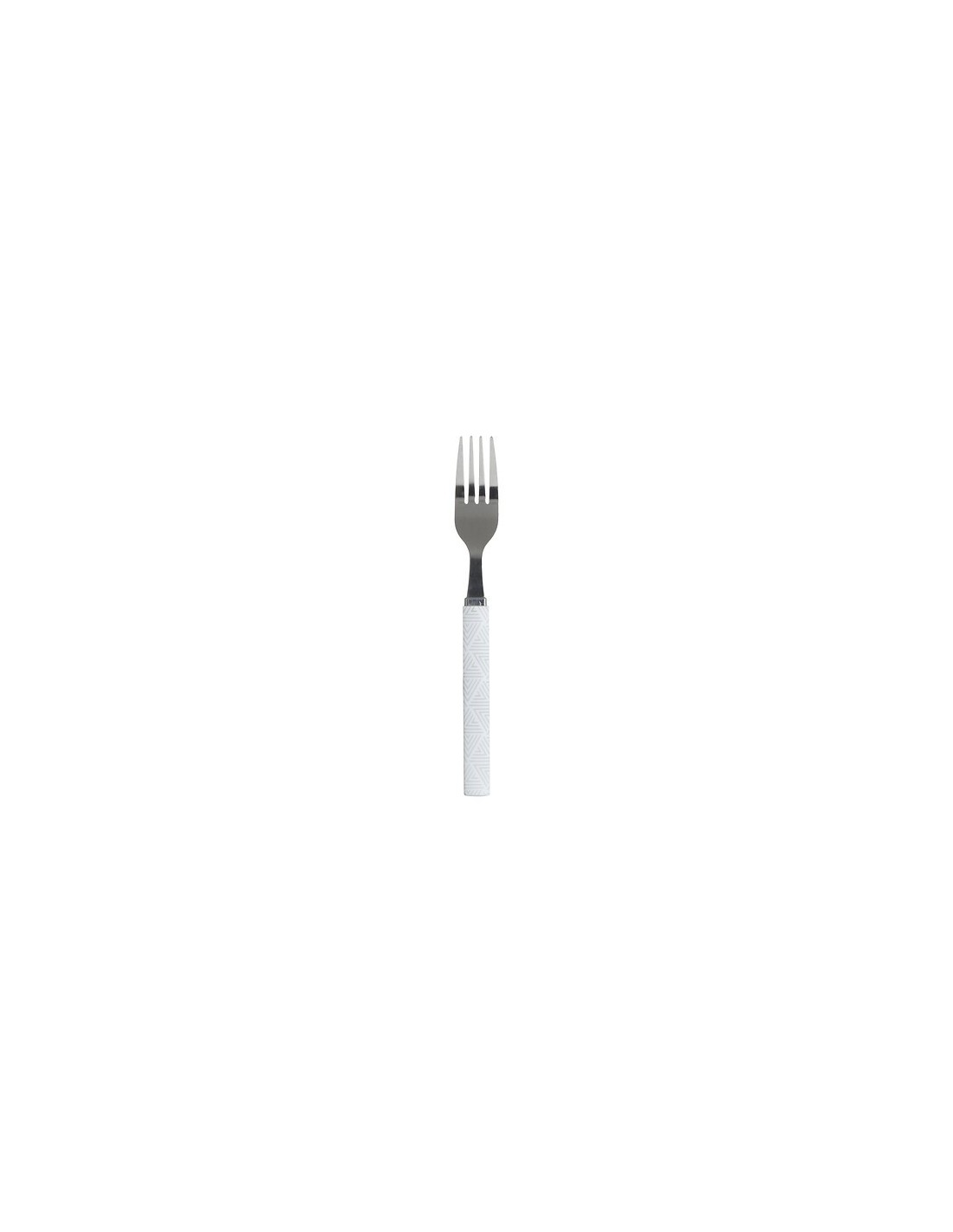 Servizio posate 24 pezzi Geo con portaposate bianco | shopincasa.it