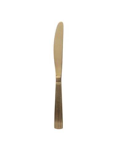 Servizio posate 24 pezzi Tamara acciaio inox champagne | shopincasa.it