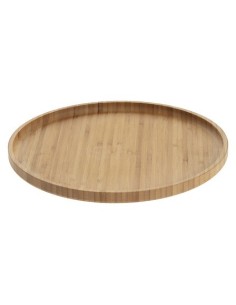 Piatto da portata in bambù diametro 26,5 cm | shopincasa.it