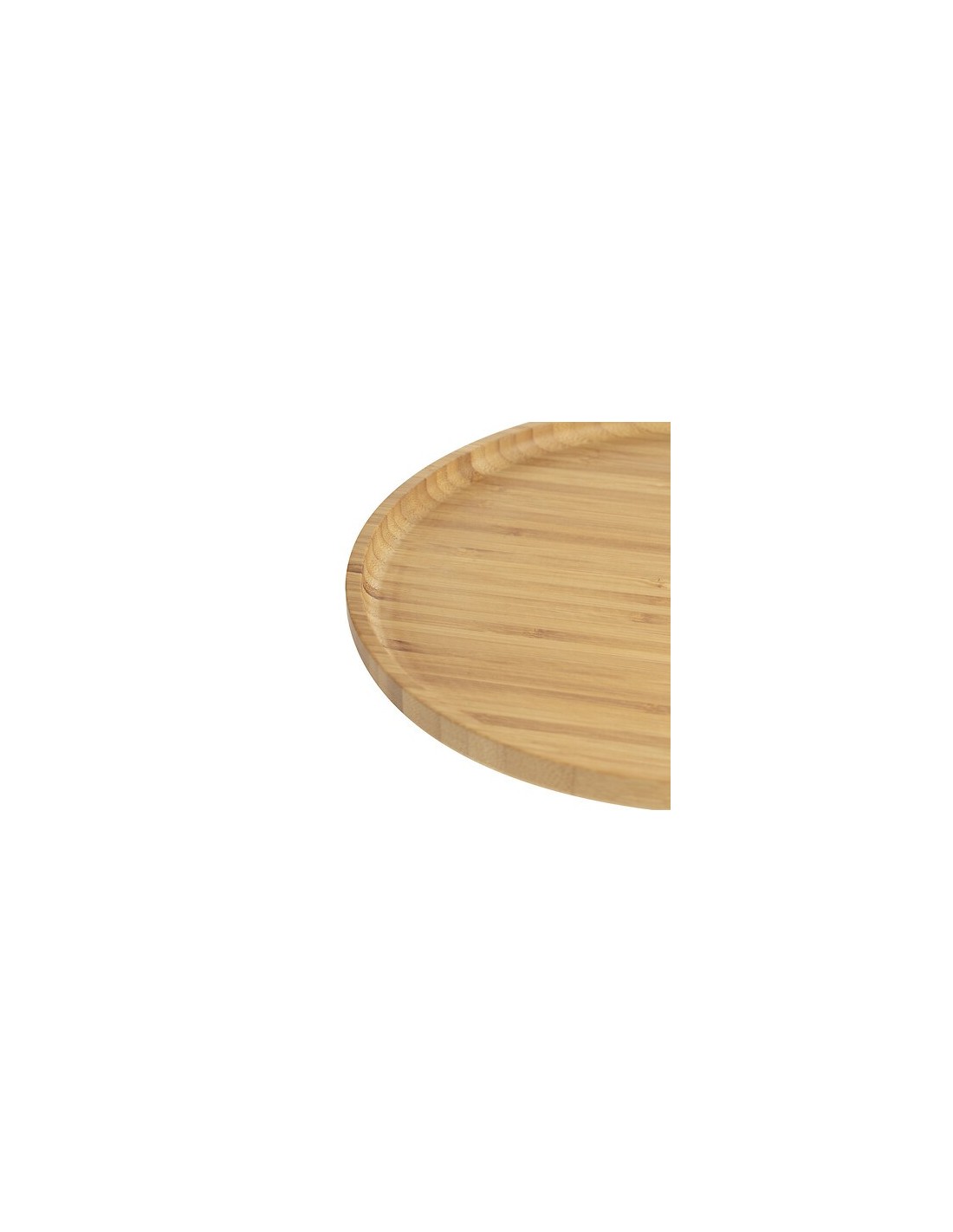 Piatto da portata in bambù diametro 26,5 cm | shopincasa.it