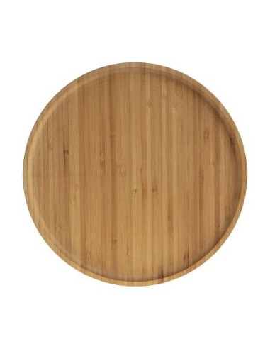 Piatto da portata in bambù diametro 26,5 cm | shopincasa.it