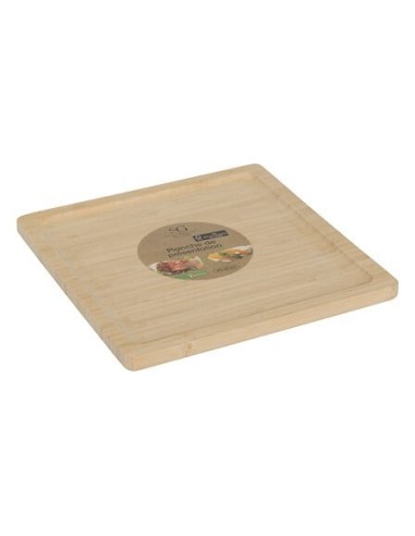 Piatto di presentazione Rio quadrato 25 x 25 cm in bambù | shopincasa.it