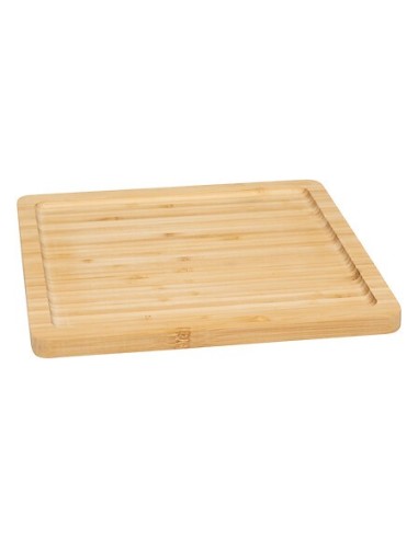 Piatto di presentazione Rio quadrato 25 x 25 cm in bambù | shopincasa.it