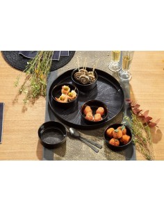 Set aperitivo Astra 6 pezzi nero | shopincasa.it