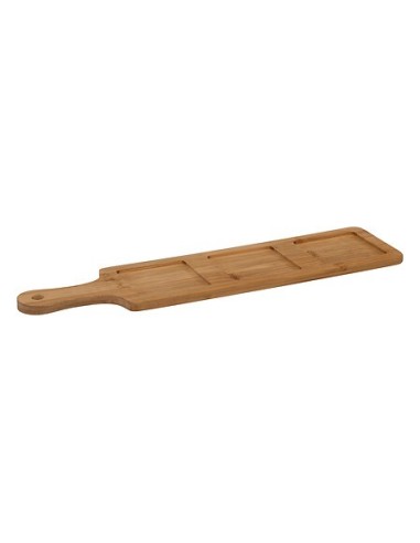 Set aperitivo 4 pezzi bambù e vetro | shopincasa.it