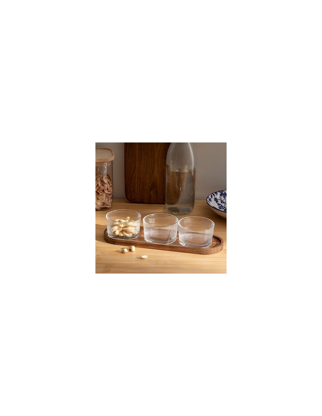 Set aperitivo Nala 4 pezzi marrone | shopincasa.it