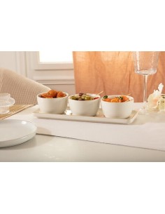 Set da aperitivo Arya 4 pezzi in ceramica | shopincasa.it