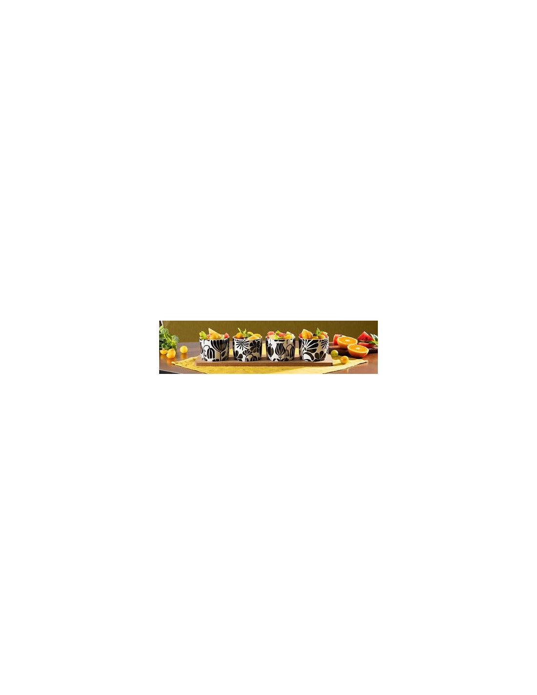 Set aperitivo Twisted Lime 5 pezzi in acacia | shopincasa.it