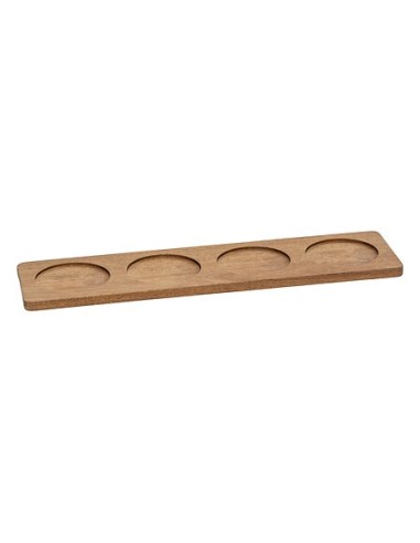 Set aperitivo Twisted Lime 5 pezzi in acacia | shopincasa.it