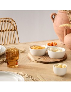 Servizio aperitivo 5 pezzi Elegance bianco | shopincasa.it