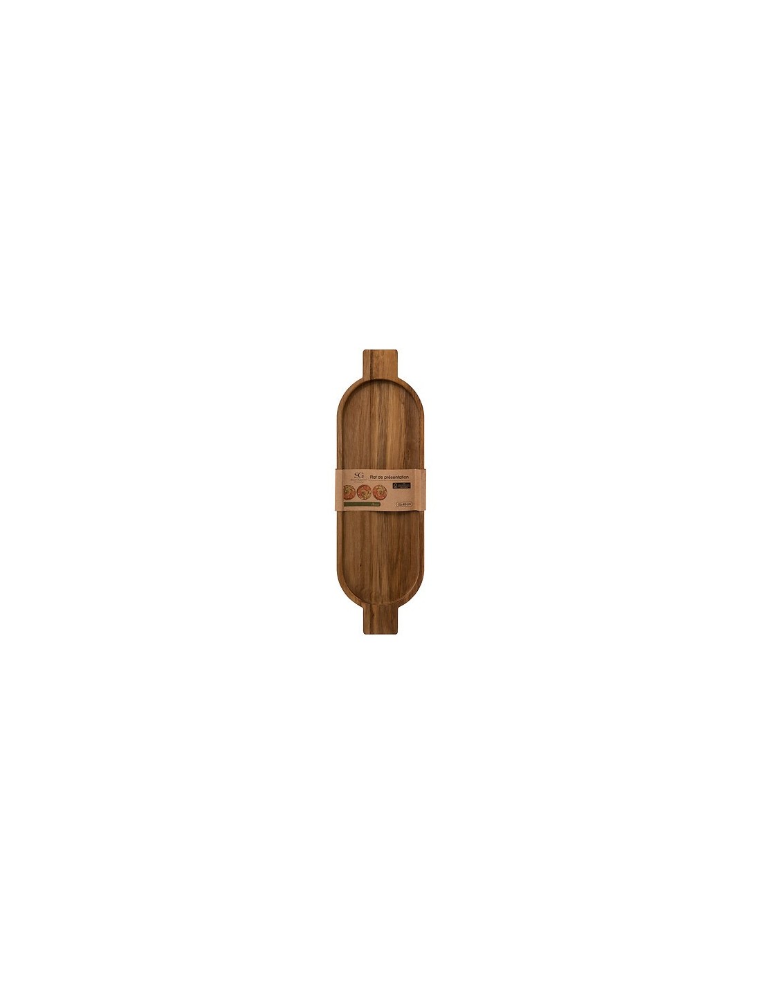 Piatto da portata 15 x 48 cm in acacia | shopincasa.it