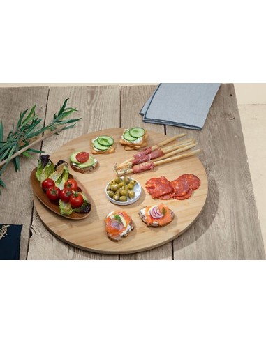 Piatto girevole 50 cm in bambù | shopincasa.it