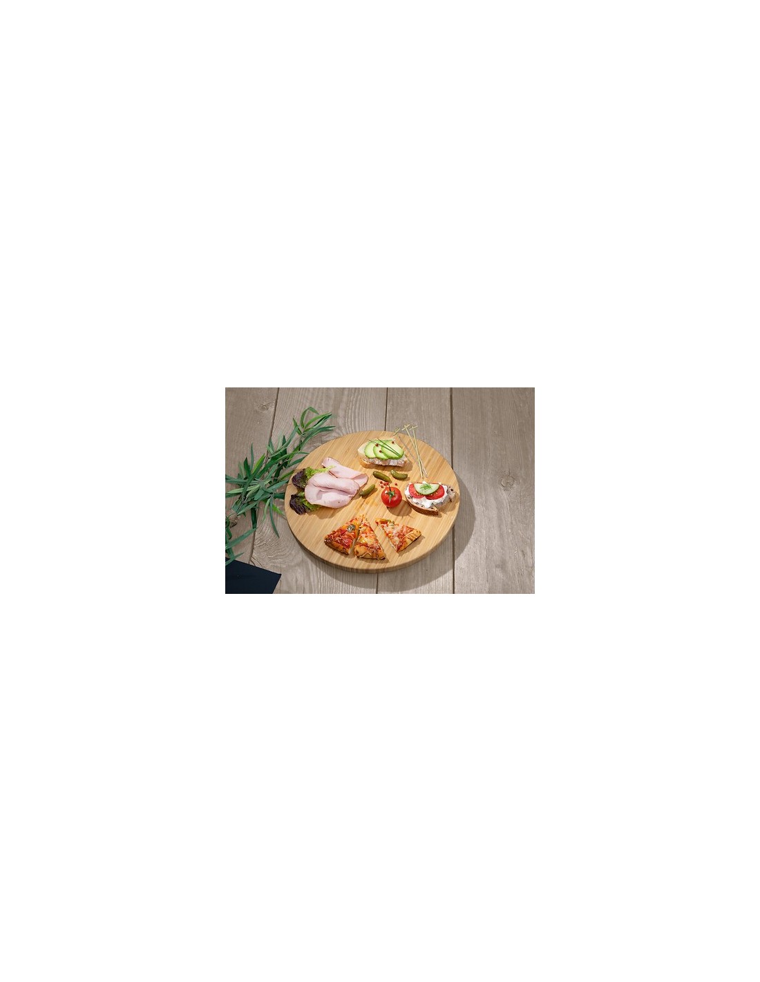 Piatto girevole 50 cm in bambù | shopincasa.it